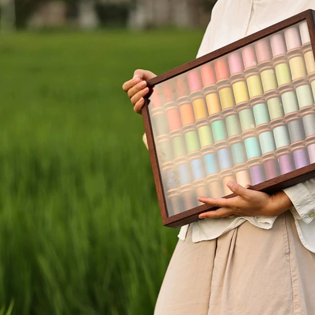 Cotton lace crochet thread rolls