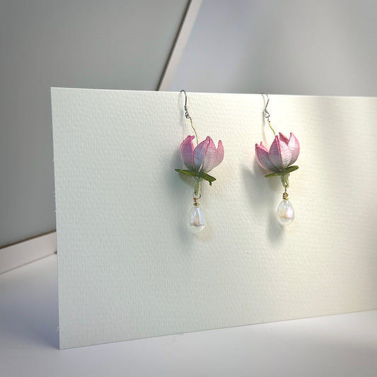Lotus Flower Earrings