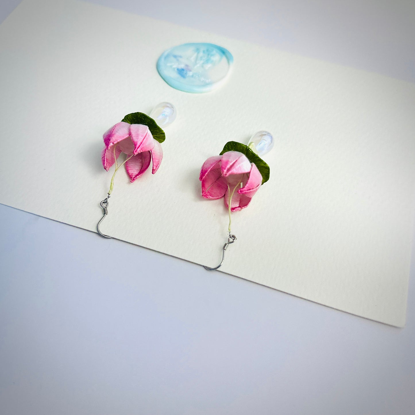 Lotus Flower Earrings
