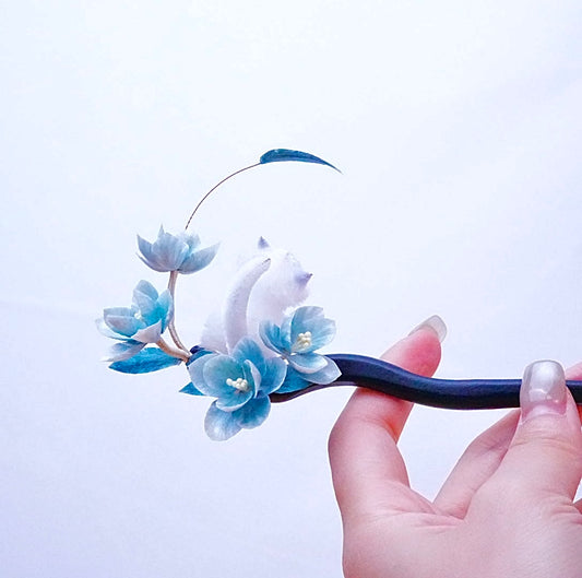 My cat hairpin