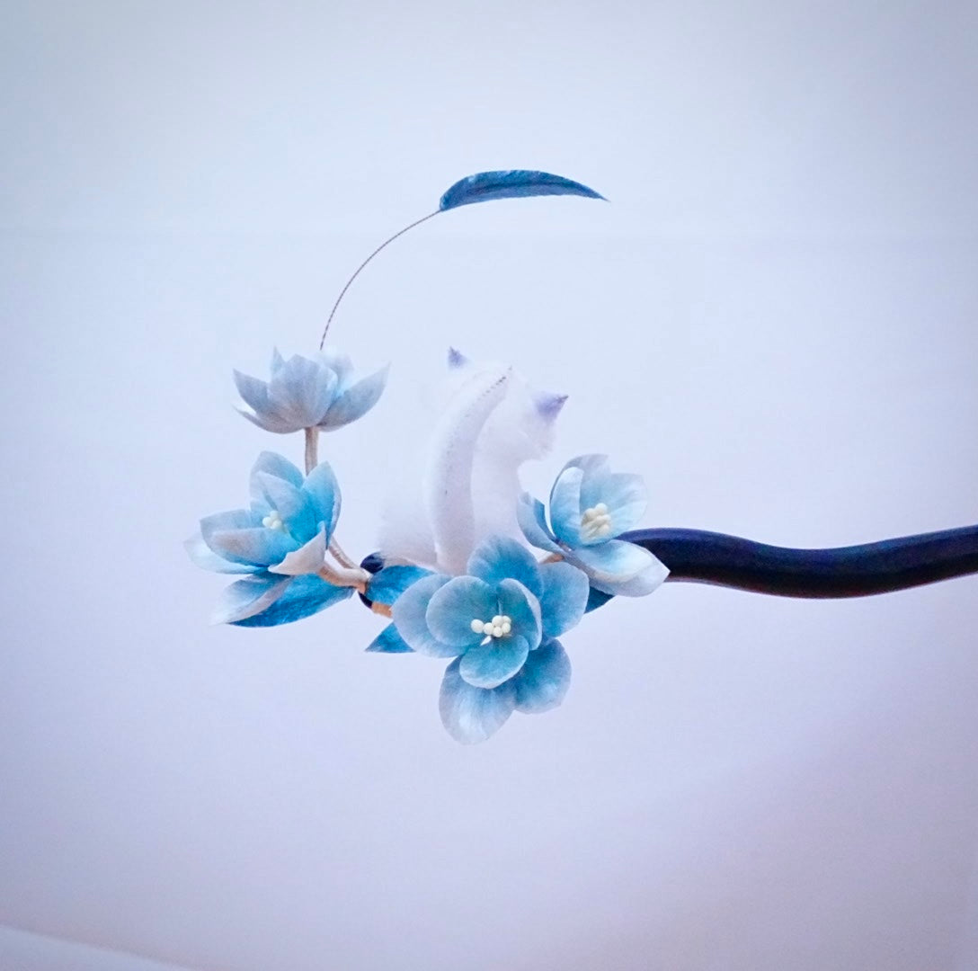 My cat hairpin