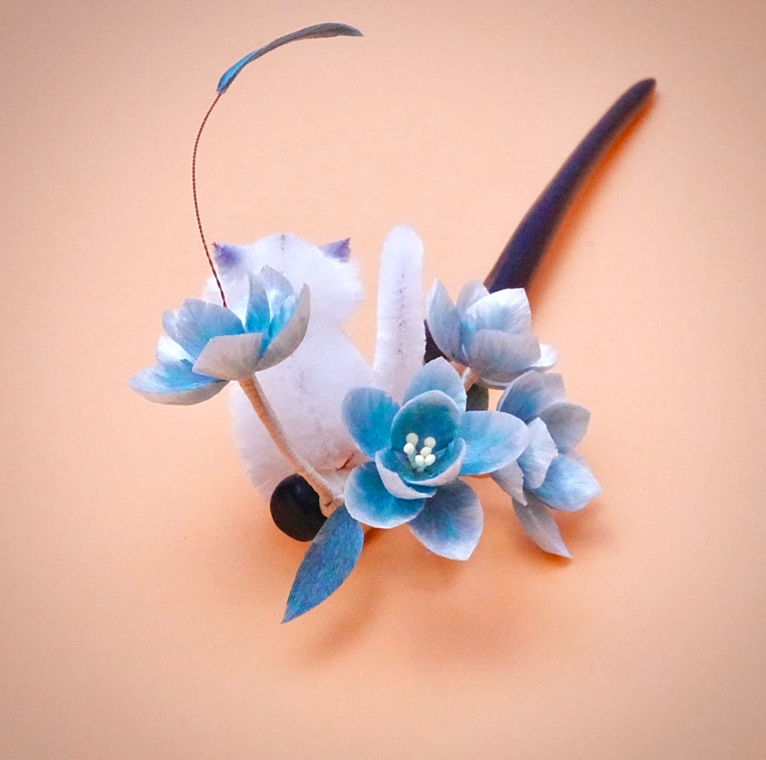 My cat hairpin