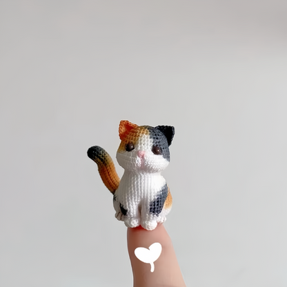 Micro-Crocheted Squat Cat — Perfectly Customized for Your Fur Baby