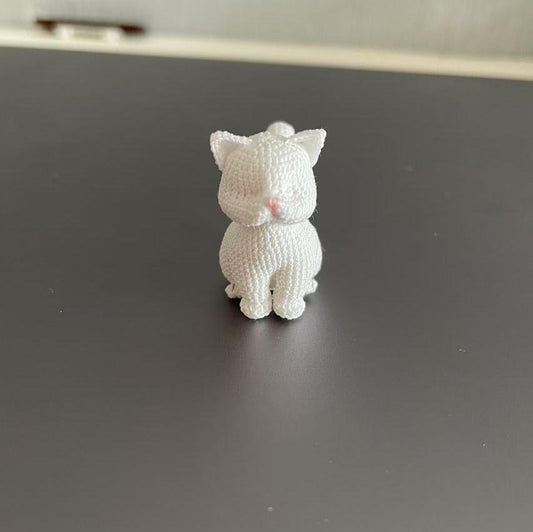 Micro-Crocheted Squat Cat — Perfectly Customized for Your Fur Baby