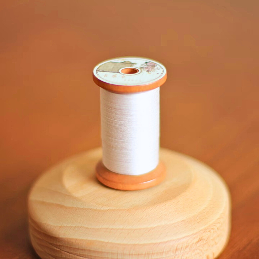 Micro crochet lace thread size 80 in soft mocha