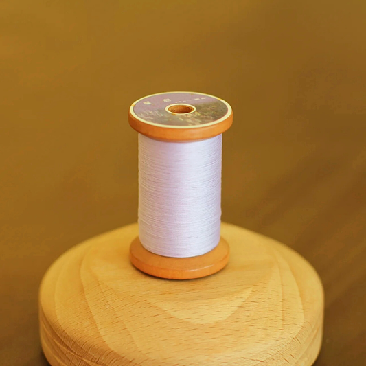 Micro crochet lace thread in classic purple, Egyptian cotton, size 100