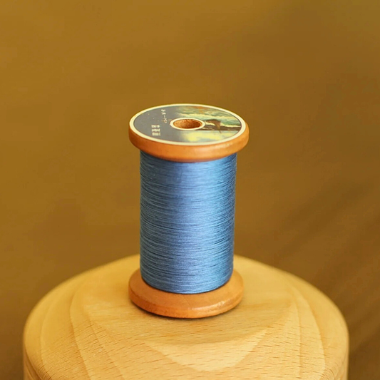 Micro Crochet Lace Thread – Blue · Size 100