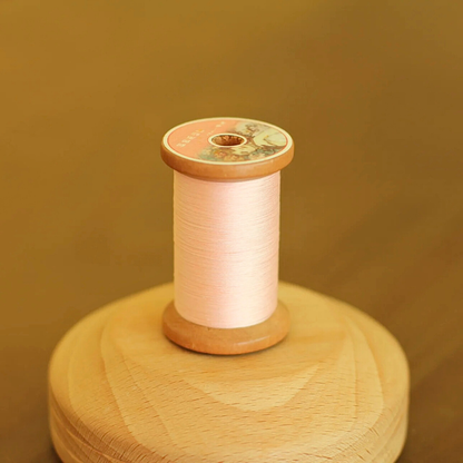 Micro crochet lace thread in impatiens pink, Egyptian cotton, size 100