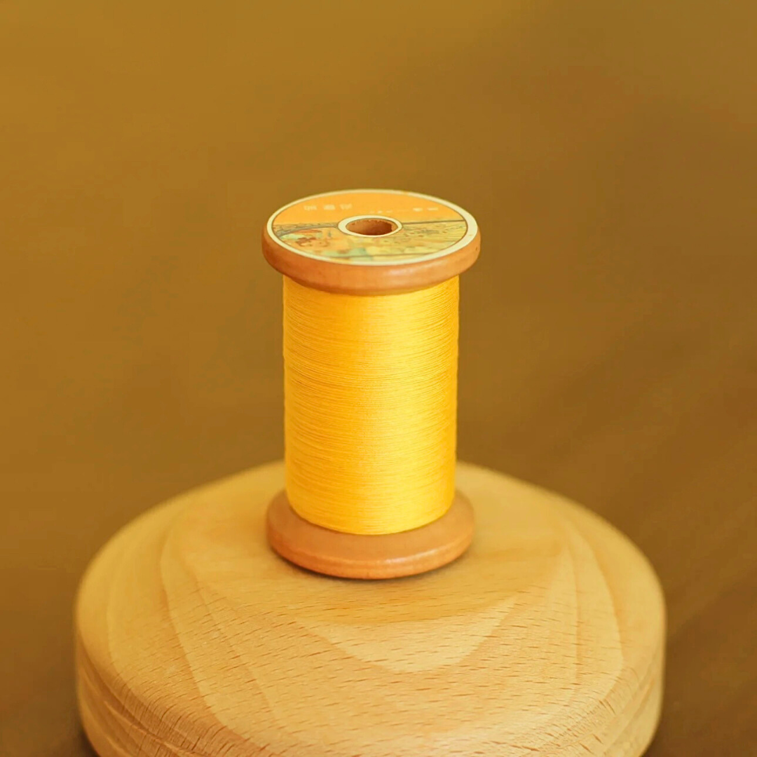 Micro Crochet Lace Thread – Yellow · Size 100