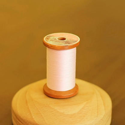 Micro crochet lace thread in mary rose pink, Egyptian cotton, size 100