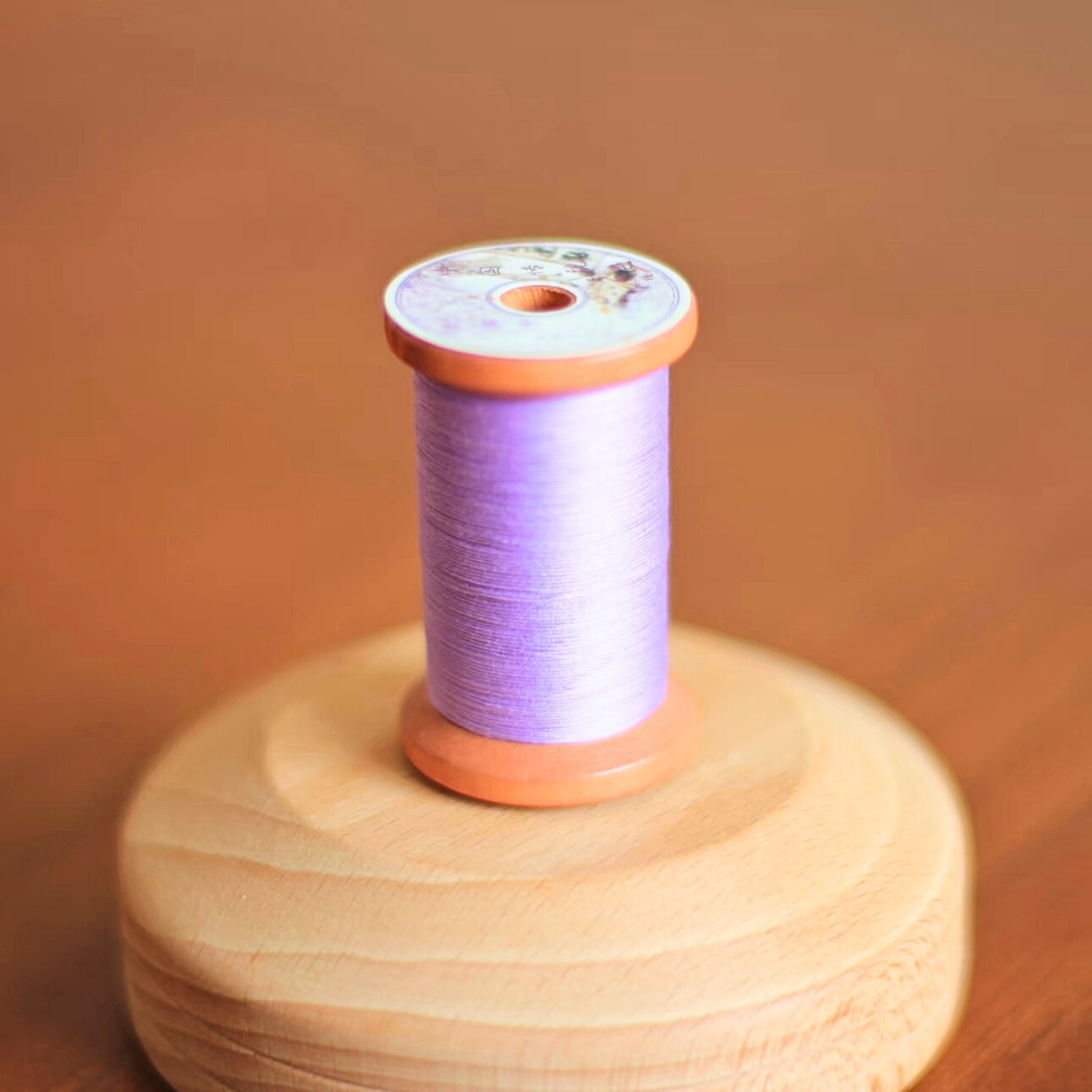 Micro crochet lace thread size 80 in medium violet