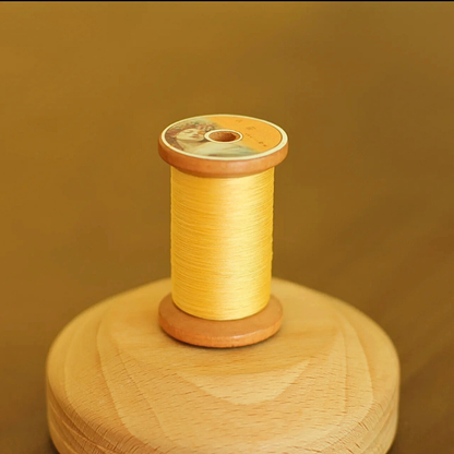 Micro Crochet Lace Thread – Yellow · Size 100
