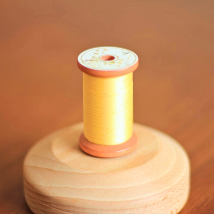 Micro crochet lace thread size 80 in orange yellow